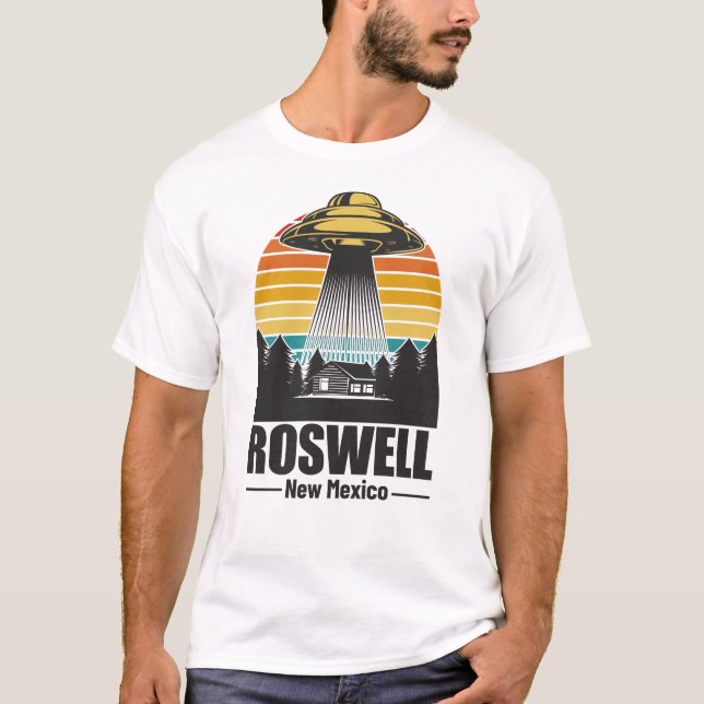 T-shirt Roswell Nouveau Mexique Drôle Alien cadeau OVNI (Devant)
