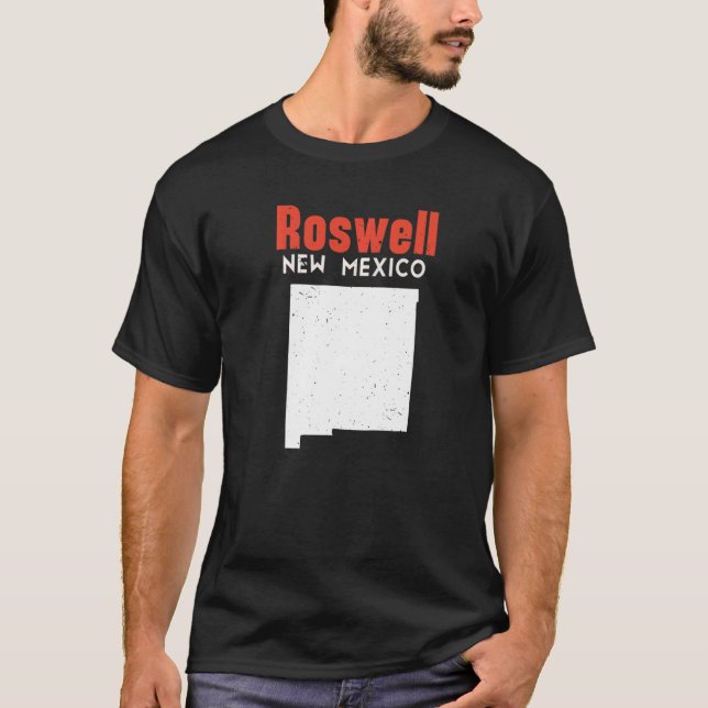 T-shirt Roswell USA State America Travel New Mexican New M (Devant)