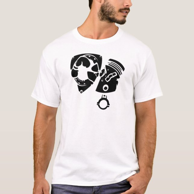 T-SHIRT ROTATIF VS PISTON  (Devant)