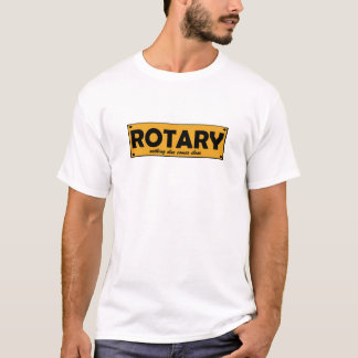 T-shirt Rotatoire, rien d'autre vient les plats étroits