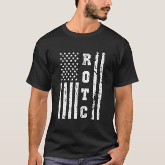 T-shirt Rotc United States Rot Corps W Us Flag