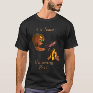 T-shirt Rôti de Halloweenie - chemises foncées