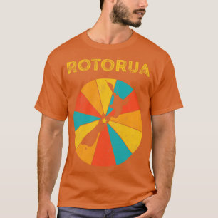 T-shirt Rotorua Nouvelle-Zélande Vintage Souvenir déshabil