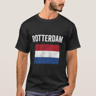 T-shirt Rotterdam Nederland Ville Pays-Bas Drapeau holland