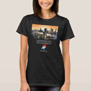 T-shirt rotterdam Pays-Bas Skyline Vacances Souvenir ci