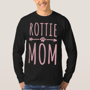 T-shirt Rottie Mom Femmes filles Rottweiler propriétaires