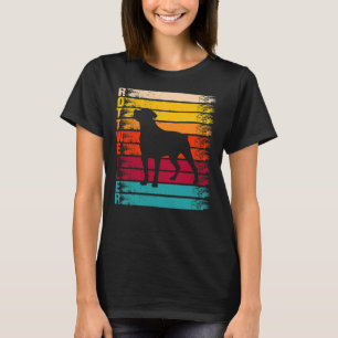 T-shirt Rottie Mom Retro Amoureux des chiens Rottweiler