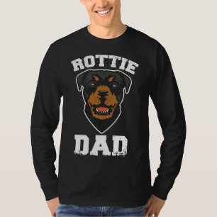 T-shirt Rottie Papa Rottweiler Chien Chien Chien Chien Pup