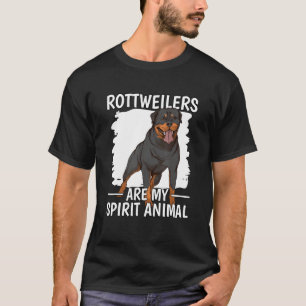 T-shirt Rottie Quote Rottweilers are My Spirit Animal Rott
