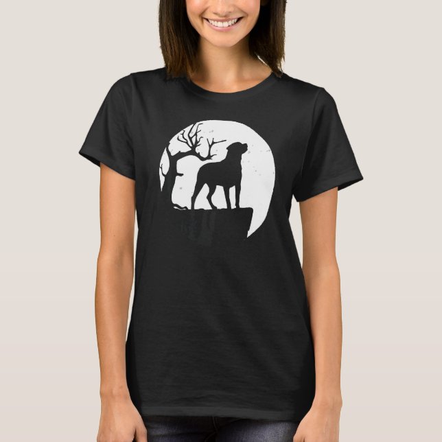 T-shirt Rottweiler Chien Retro (Devant)