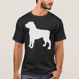 T-shirt Rottweiler Chien Silhouette 22