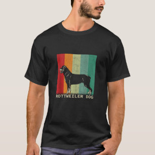 T-shirt Rottweiler Chien Style rétro Design Vintage Animal