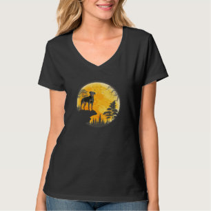 T-shirt Rottweiler Dog Gifts Ideas Halloween Pumpkin