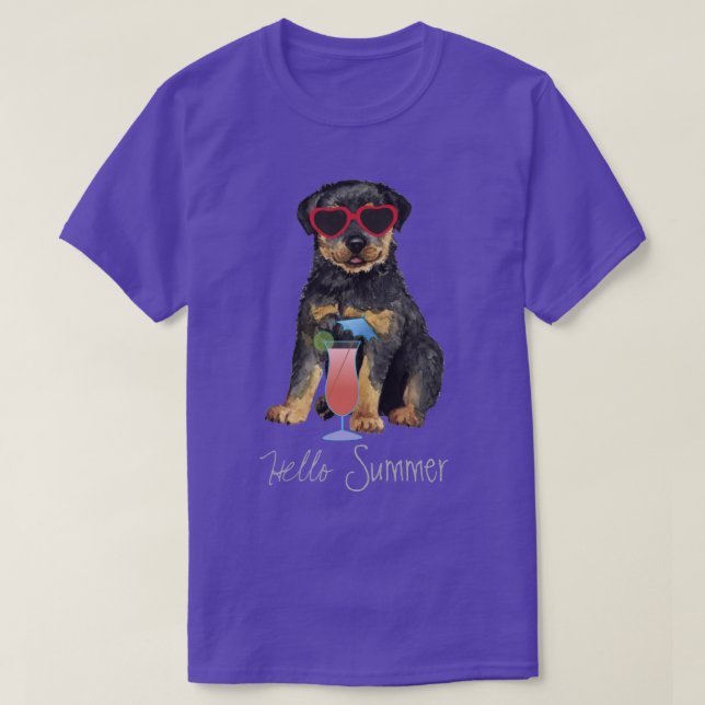 T-shirt Rottweiler été (Design devant)