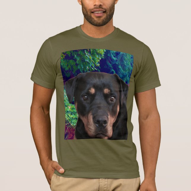 T-shirt Rottweiler, Gardien Confiant (Devant)
