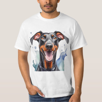 T-shirt Rottweiler Happy Face Dog
