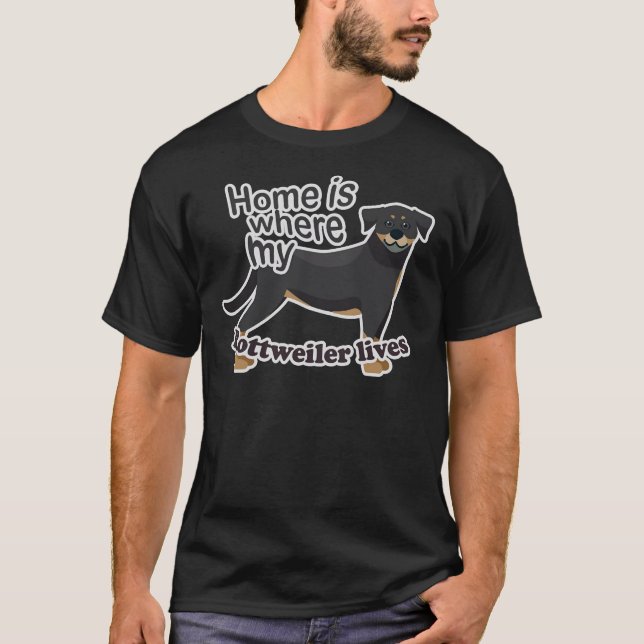 T-shirt Rottweiler Home (Devant)