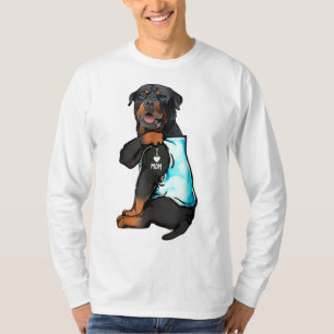 T-shirt Rottweiler I Love Maman Tattoo