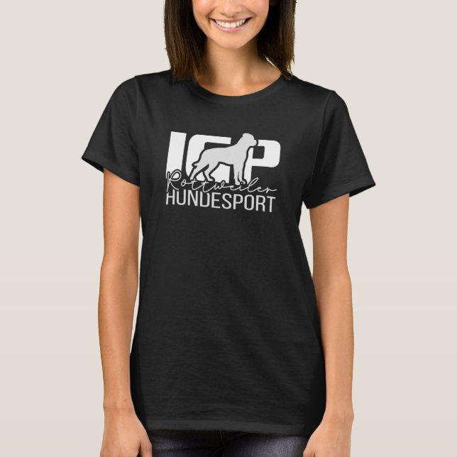 T-shirt Rottweiler IGP Chien Sport IPO (Devant)