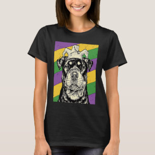 T-shirt Rottweiler Jester Mardi Gras Chien Maman ou Papa