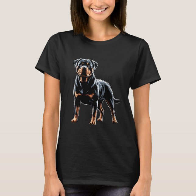 T-shirt Rottweiler Lover Dog Rottie (Devant)
