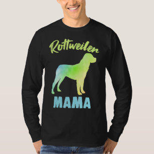 T-shirt Rottweiler Mama Chien Propriétaire Rottie Maman An