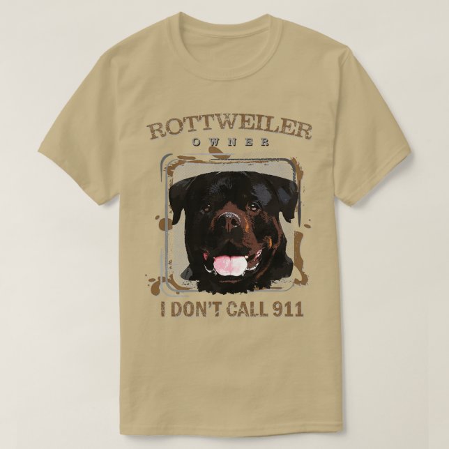T-shirt Rottweiler Metzgerhund (16) (Design devant)