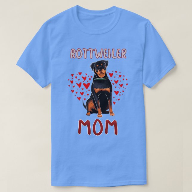 T-shirt Rottweiler Mom (Design devant)