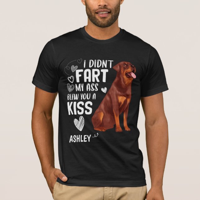 T-shirt Rottweiler n'a pas péché Kiss Dog (Devant)