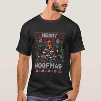 T-shirt Rottweiler Noël Arbre Amoureux des chiens Xmas Ugl
