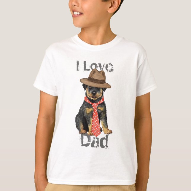 T-shirt Rottweiler Papa (Devant)