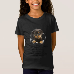 T-Shirt Rottweiler Puppy Si Je Peux Vous Donner Un Gif Drô