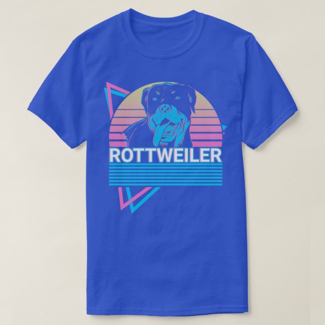 T-shirt Rottweiler Retro (Design devant)