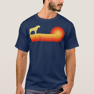 T-shirt Rottweiler Retro Vintage 60s les années 70 coucher