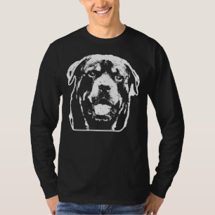 T-shirt Rotweiler Rottweiler tête de race de chien