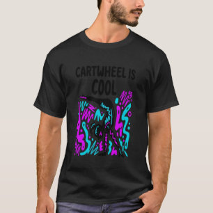 T-shirt Roue Cartwheel est Cool Formes Abstraites Rétro St