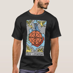 T-shirt Roue de Fortune Tarot Card Rider Waite T-Shirt.pn