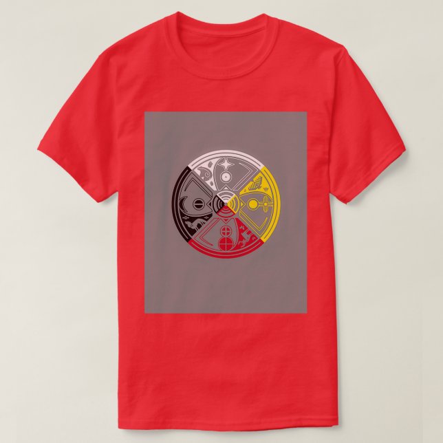 T-shirt ROUE DE MÉDECINE DE LA BOUCLE SACRÉE Graphique (Design devant)