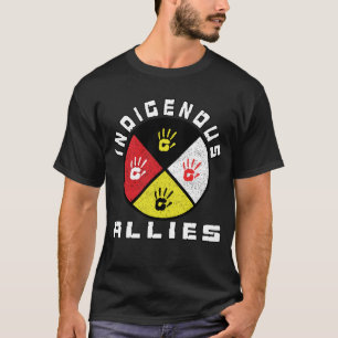 T-shirt Roue de médecine des alliés autochtones MMIW