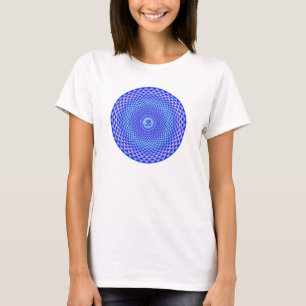 T-shirt Roue de méditation fleur de lotus pourpre OM