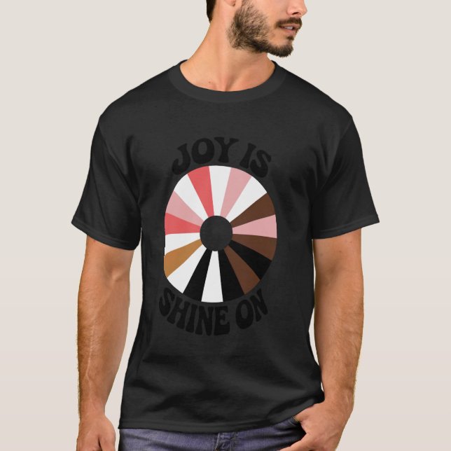 T-shirt Roue de motivation colorée (Devant)