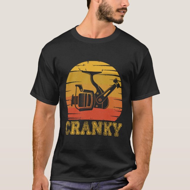 T-shirt Roue de pêche vintage (Devant)