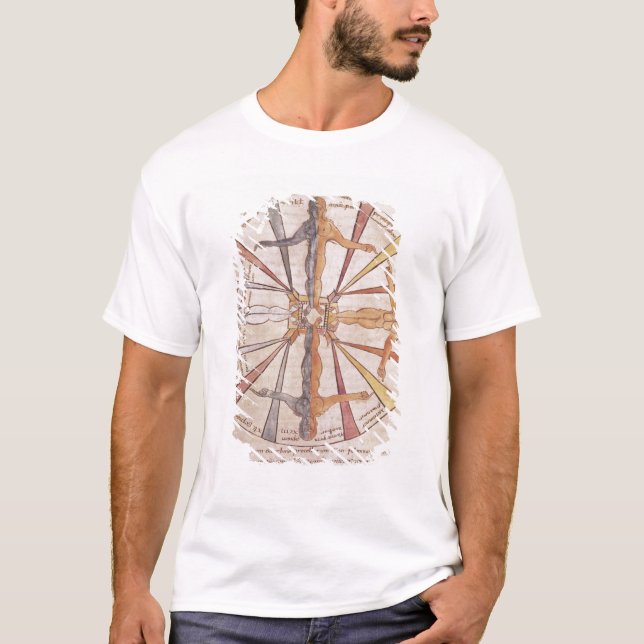 T-shirt Roue des saisons et des mois (Devant)