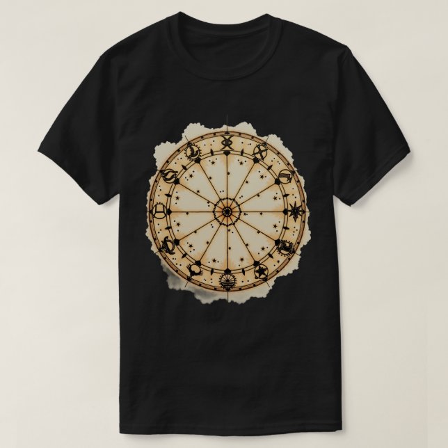 T-shirt Roue du zodiaque (Design devant)