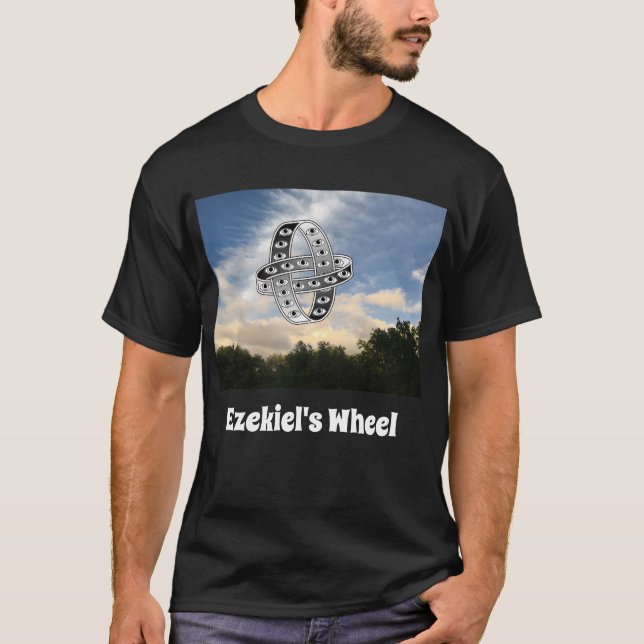 T-shirt Roue Ezekiel au coucher du soleil (Devant)