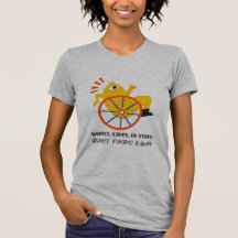 T-Shirt 'Roues, Cannes ou Marches, la Danse Trouve