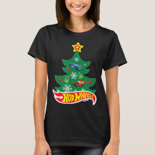 T-shirt Roues chaudes Roues chaudes Arbre de Noël