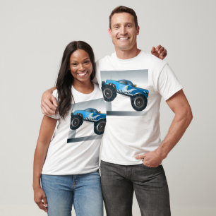 T-shirt roues de sport 4x4 camion monstre moteur engrenage