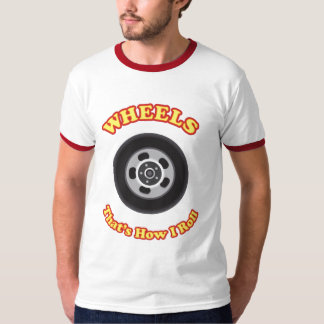 T-shirt Roues - qui est comment je roule