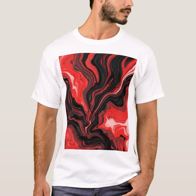 T-shirt rouge  (Devant)
